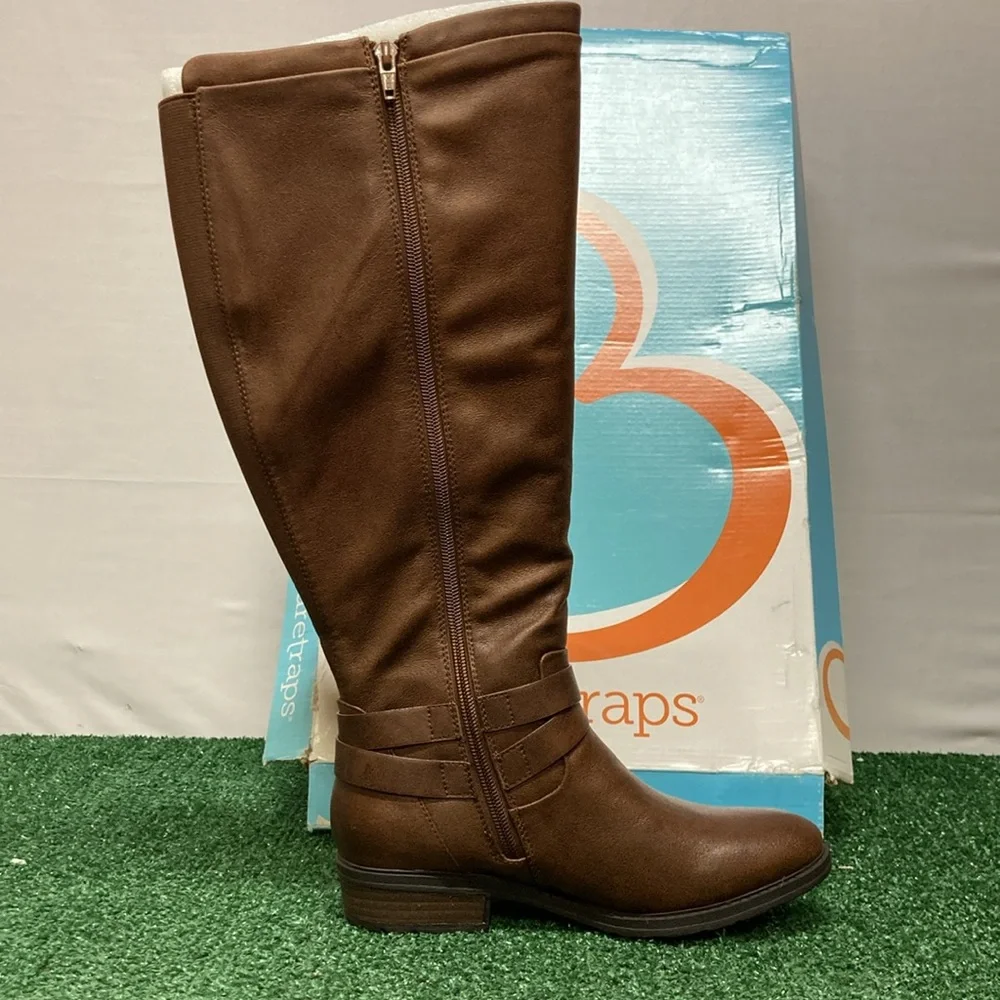 NWT BareTraps Brown Over the Knee Boots women’s size 6.5 (OKPM-07-113)